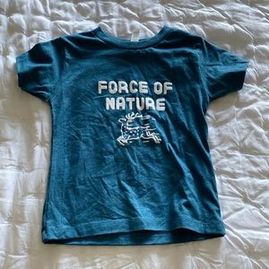 3T, T Shirt, Bella Canvas, Force of Nature, Blue